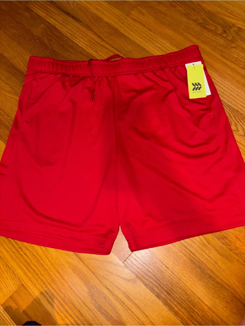 all in motion Men's Red Athletic Training Shorts